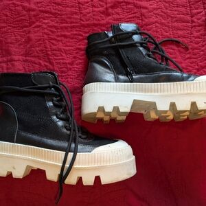 Black Combat & Moto Boots
